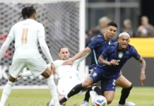 Brasil joga mal e perde de 2 a 1 para a França nos EUA